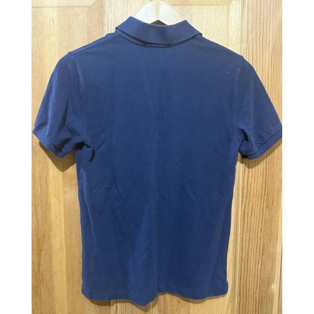Ralph Lauren Polo‎ Shirt Youth Medium Blue White Pony Cotton Kids Boys EUC